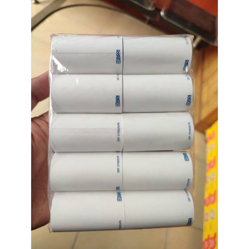 Jual KERTAS THERMAL EDC BRILINK UK 57X30 58X30MM Shopee Indonesia