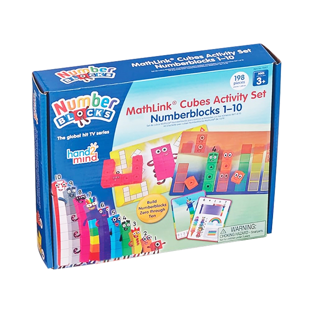 Jual Hand2Mind Numberblocks MathLink Cubes 1–10 Activity Set | Shopee ...
