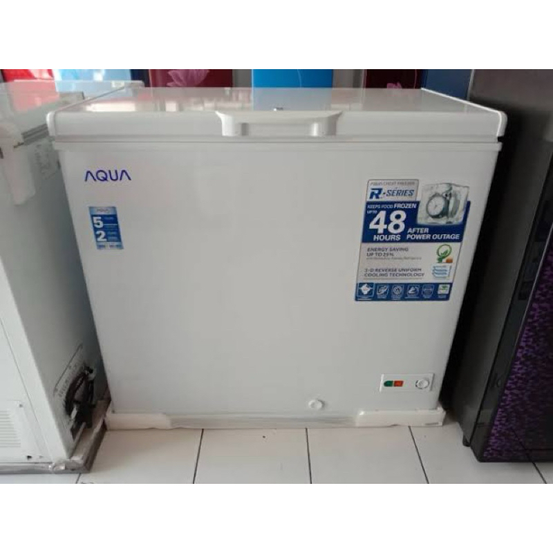 Jual BOX ATAU CHEST FREEZER Aqua 200 liter Shopee Indonesia