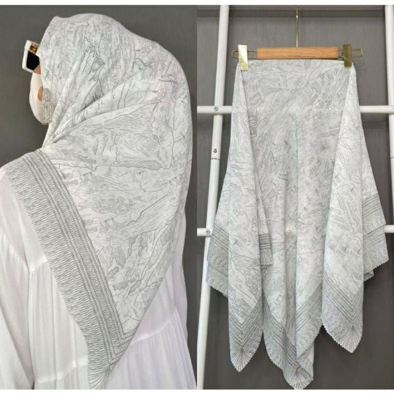 HIJAB SEGI EMPAT VOAL MOTIP LUNA MAYA JILBAB PREMIUM
