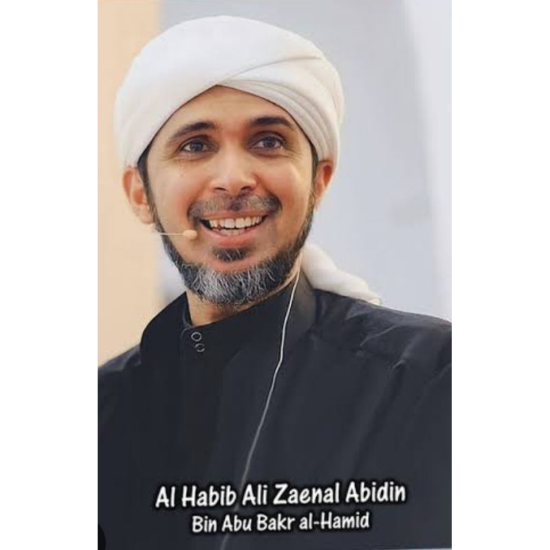 Jual Hiasan Dinding Poster Al Habib Ali Zaenal Abidin Al Hamid Plus