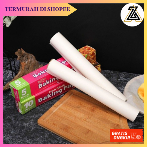 Jual KERTAS ROTI BAKING PAPER 5M 10M / BAKING PAPER KERTAS MINYAK ...