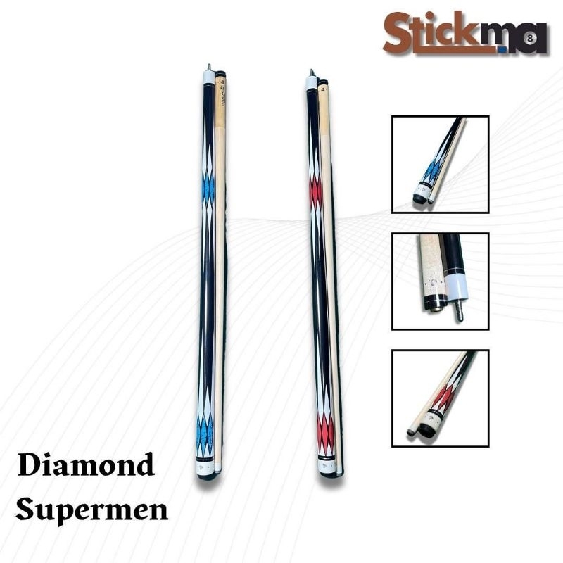 Jual Stick Billiard Diamond Superman | Shopee Indonesia