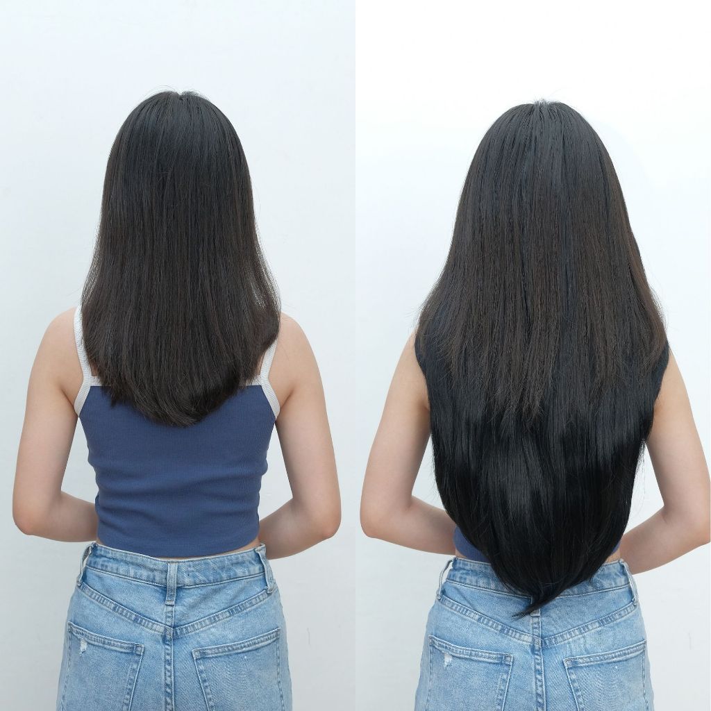Jual NEU SHE LAYER Hairclip rambut lurus potongan layer panjang 60 cm ...