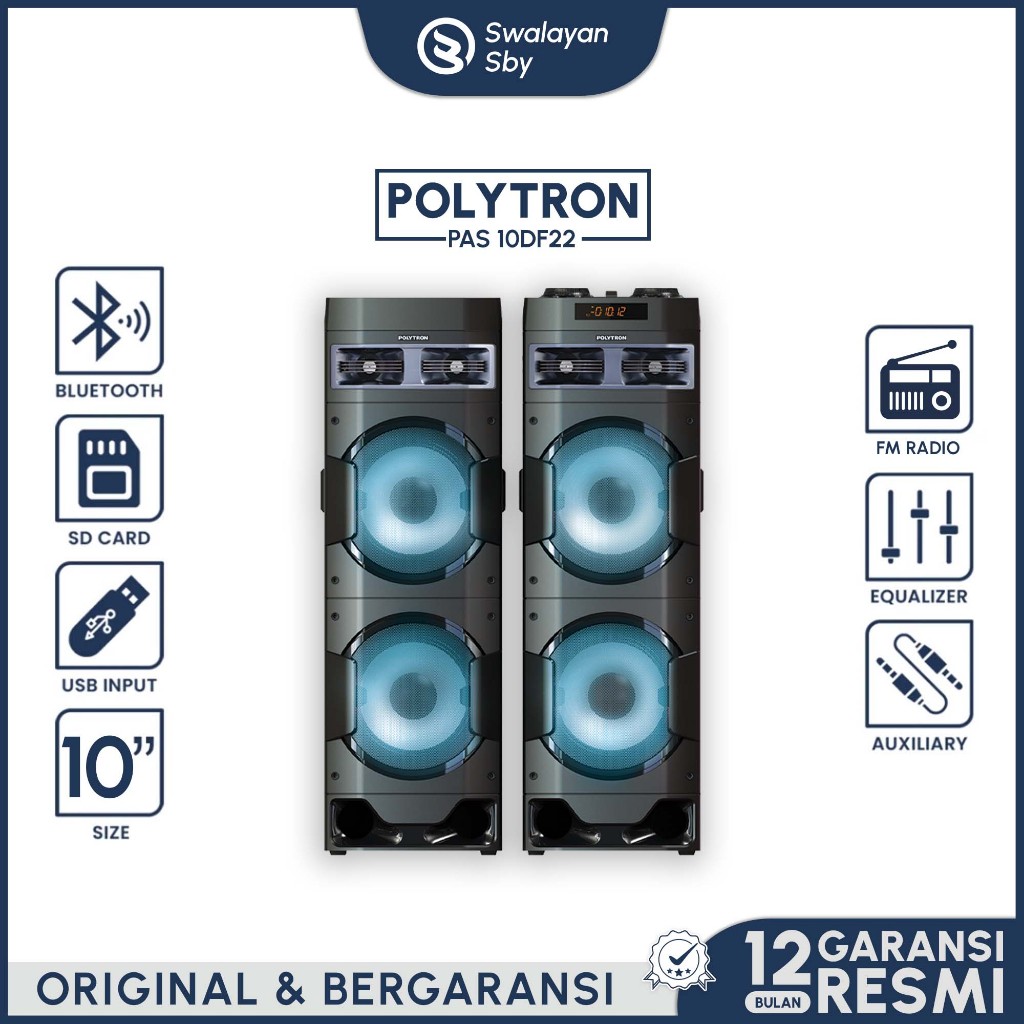 Jual Polytron Active Speaker Pas 10df22 Garansi Resmi Shopee Indonesia