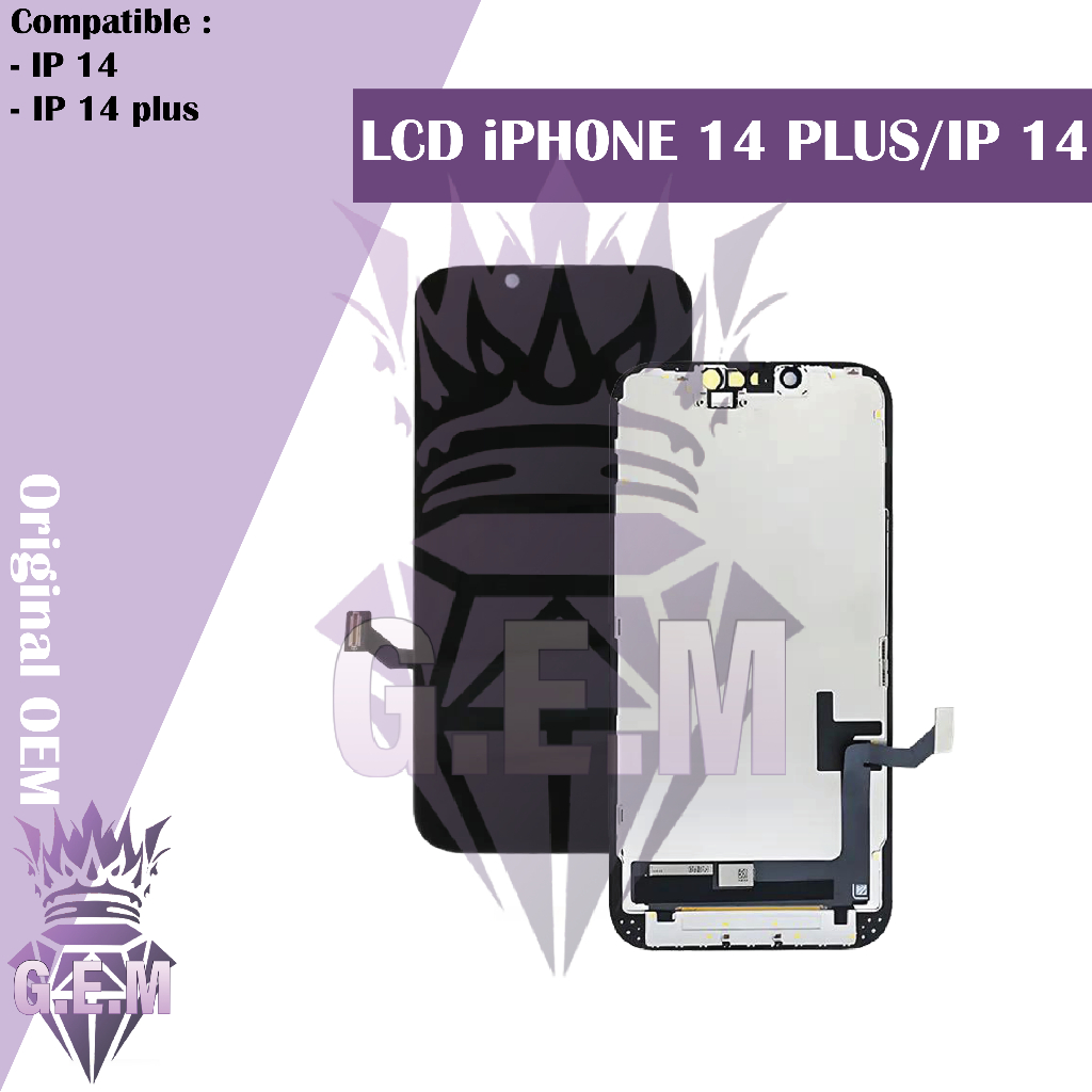 Jual LCD TOUCHSCREEN IP 14 PLUS / IP 14+ / IP 14 FULLSET COMPLETE FULL ...
