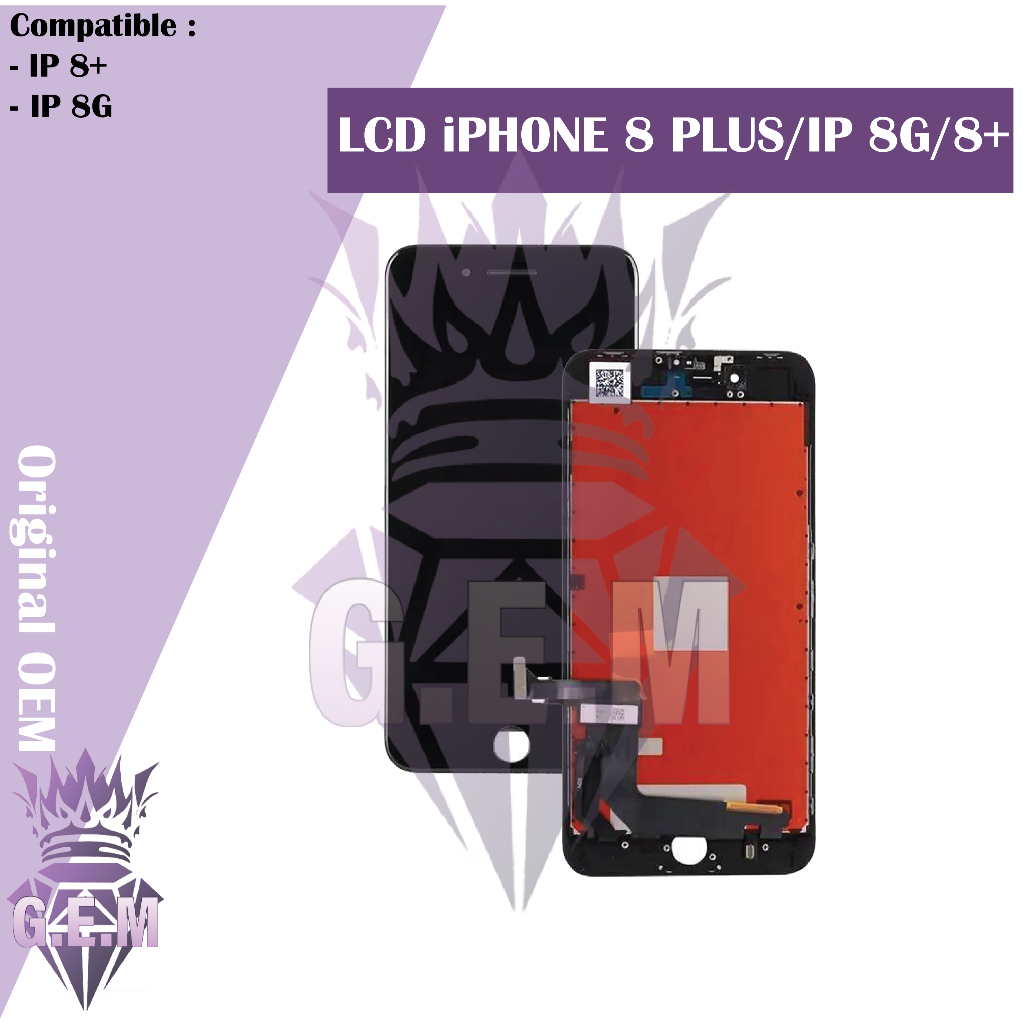 Jual LCD IP 8 / IP 8G / IP 8 PLUS / IP 8+ FULLSET TOUCHSCREEN FULL HD+ ...