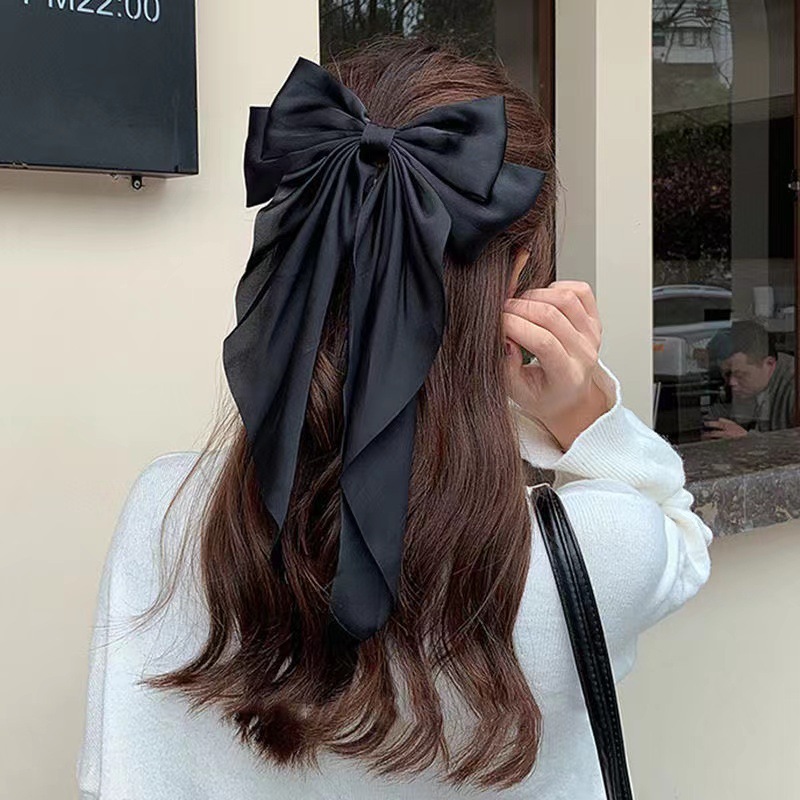 Jual Jepit Rambut Pita Besar Elegan Panjang Jepit Rambut Pita Cantik ...
