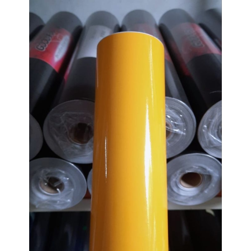 Jual Scotlite Sticker Motor ,Mobil Warna Kuning | Shopee Indonesia