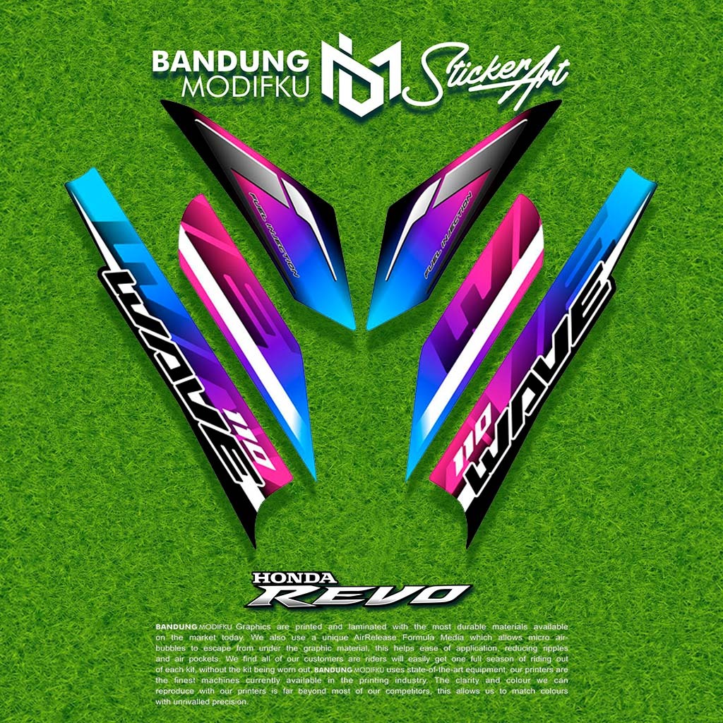 Jual STRIPING ABSOLUTE REVO 110 CW MOTIF 9 / STICKER ABSOLUTE REVO 110 ...