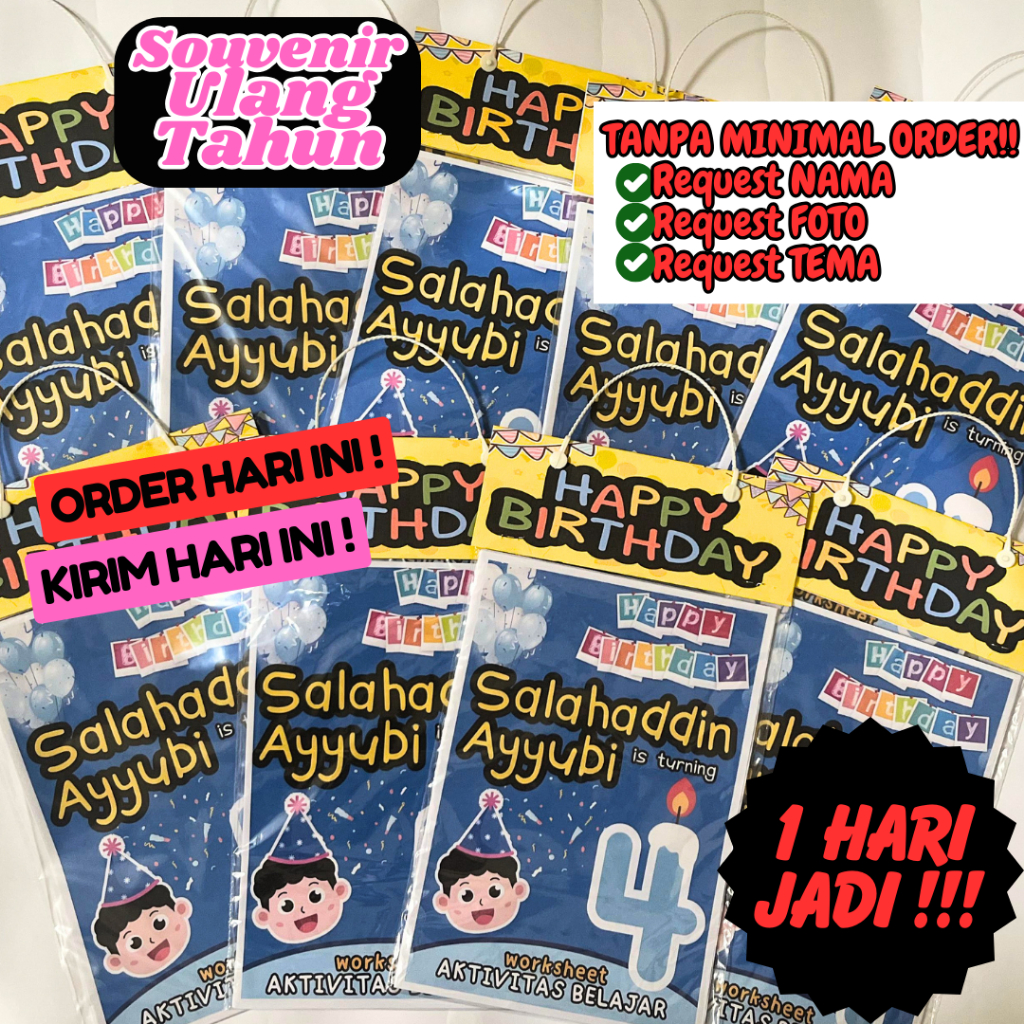 Jual Paket Bingkisan Ulang Tahun Anak Souvenir Sovenir Ultah Unik Cowok ...