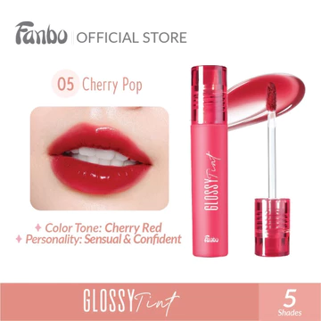 Fanbo Glossy Tint 3 5 Gr Bibir Menjadi Lebih Bercahaya Dan Plumpy Korean Make Up Look