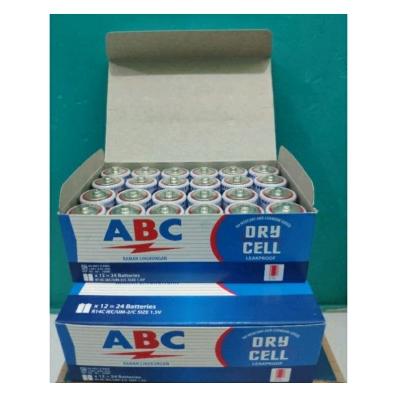 Jual Baterai ABC Tanggung Baterai Abc R14 | Shopee Indonesia
