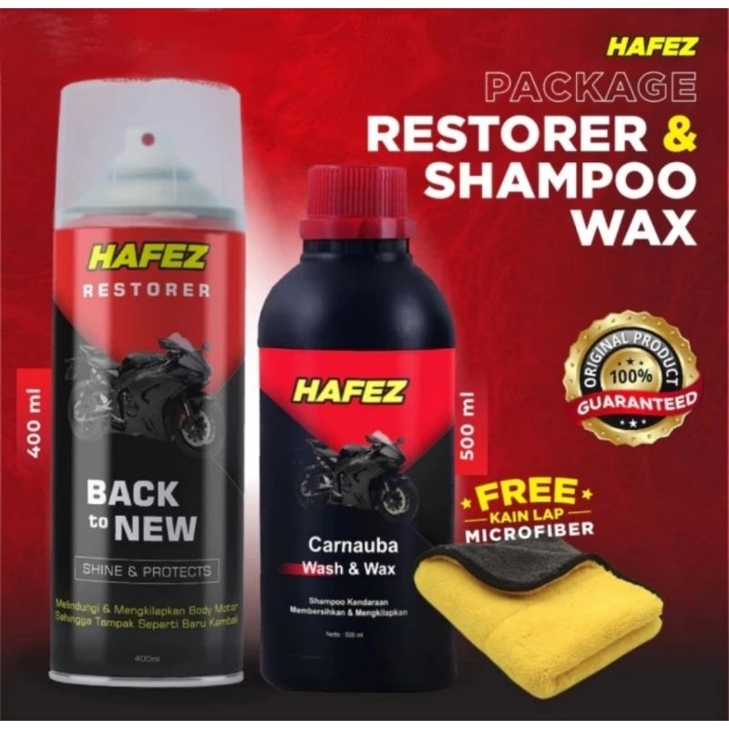 Jual Paket Hafez termurah Hafez restorer 400ml + Hafez Shampo 500ml ...