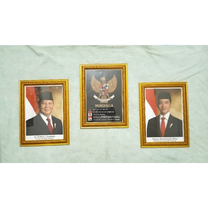 Jual PIGURA BINGKAI SIZE 25X35 GAMBAR FOTO PHOTO PRESIDEN DAN WAKIL ...