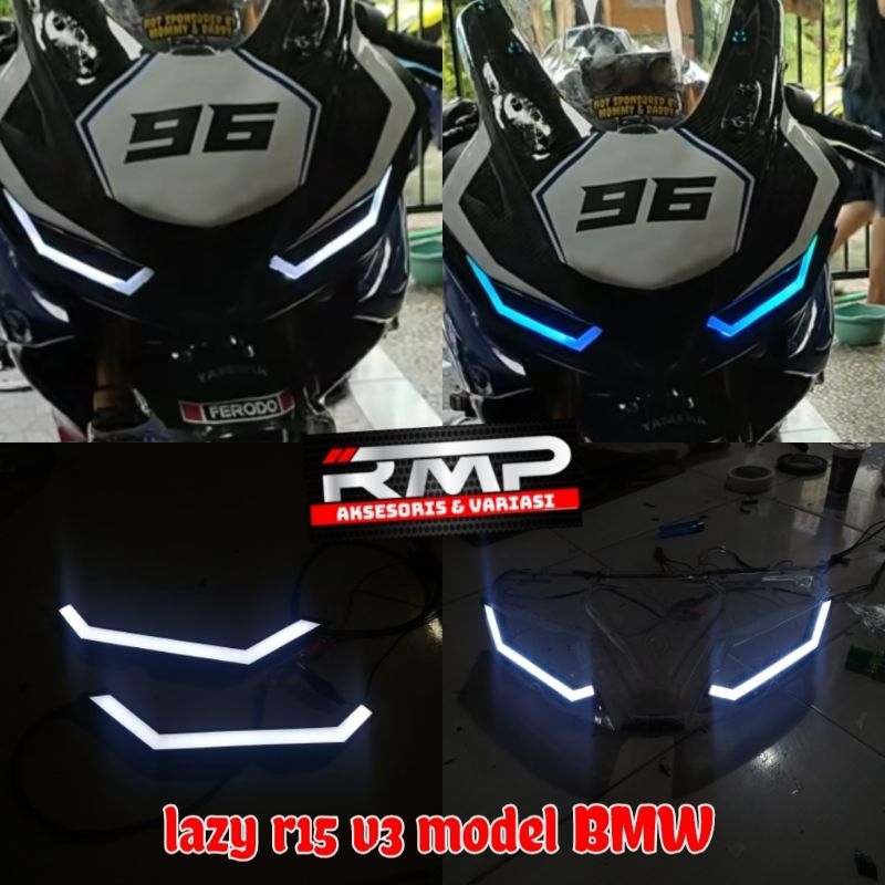 Jual LAMPU ALIS LAZY BMW R15 V3 DAN R15 V2 OLD LAZY HEXA R15 V3 R15 VVA ...