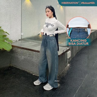 JINISO - Highwaist Adjustable Super Baggy Jeans 880 HIBERNATION