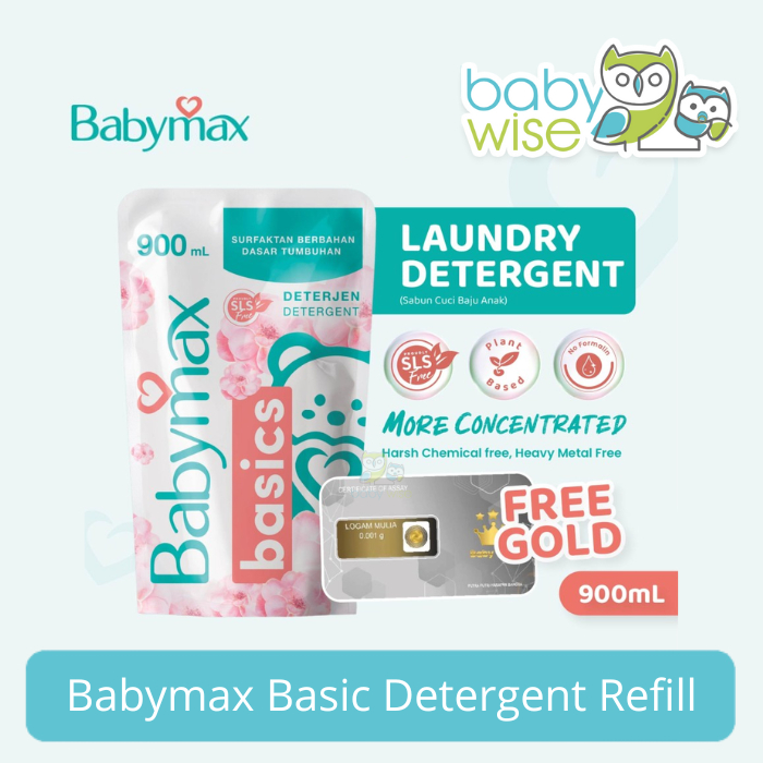 Jual Babymax Basic Detergent Refill 900ml - Deterjen Bayi | Shopee ...