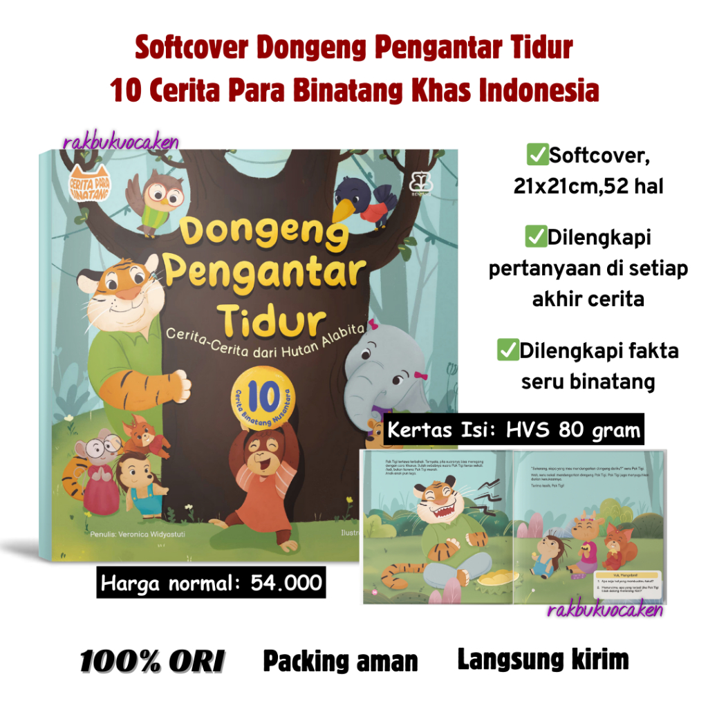 Jual Buku Cerita Dongeng Anak Sebelum Tidur Dongeng Pengantar Tidur ...