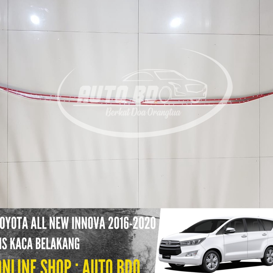 Jual List Lis Kaca Belakang All New Innova Reborn 216 218 Chrome ...