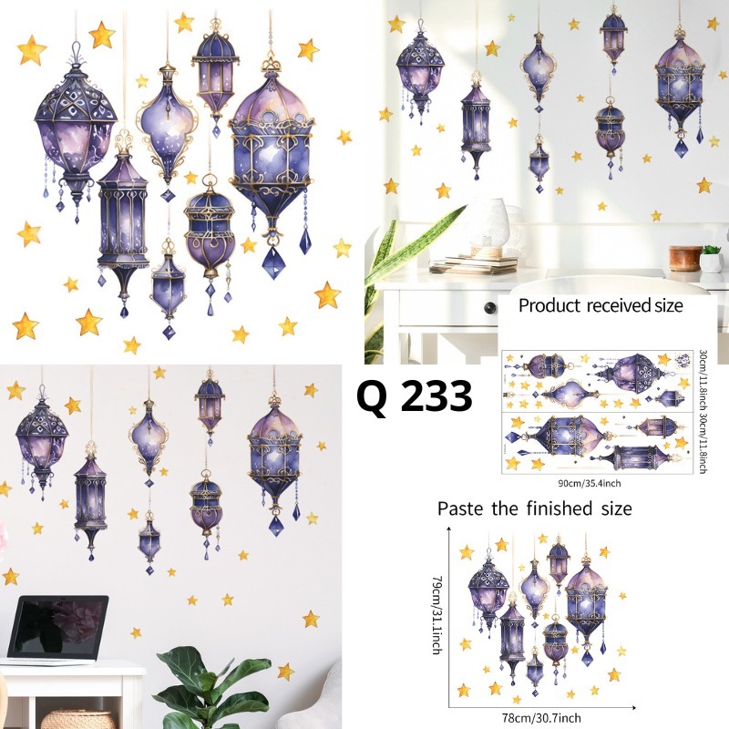 Jual Wallsticker Wall Stiker Sticker Dinding Lampu Hiasan Tempelan ...