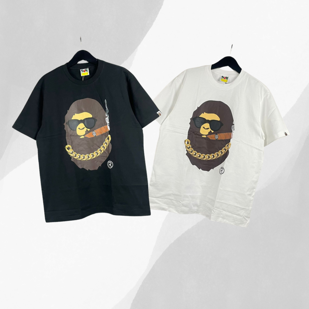 KAOS BAPE A BATHING APE BAJU BAPE T SHIRT BAPE MIRROR 1 1 ORIGINAL KAOS BAPE SHARK