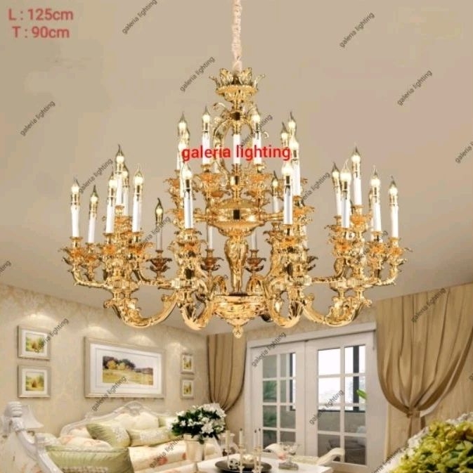 Jual Lampu gantung chandelier klasik dekorasi ruang tamu/ruang void ...