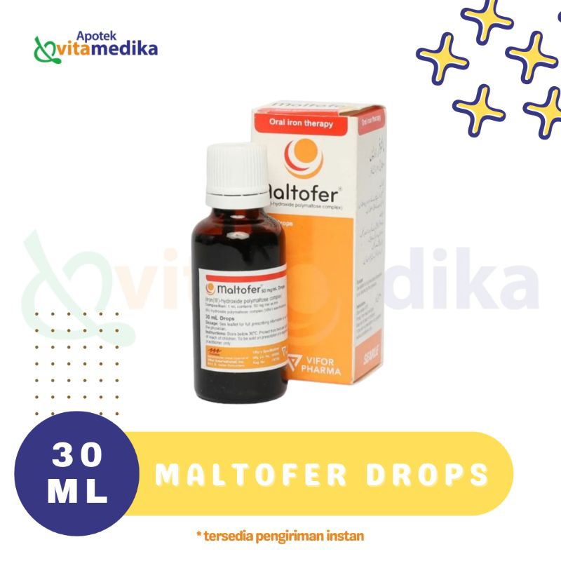 Jual MALTOFER DROPS 30ML Zat Besi | Shopee Indonesia