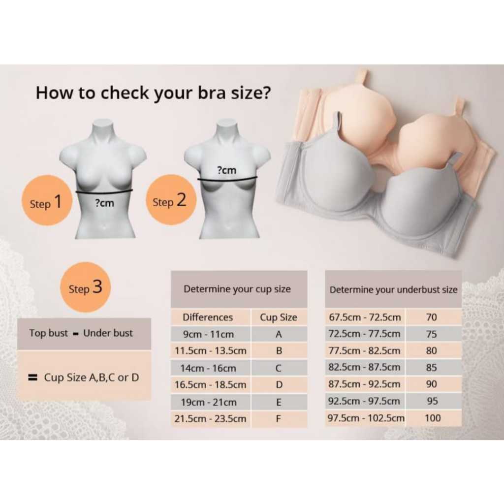 Jual BRA LUPO ByOREO 100RB DAPAT 5 BRA WANITA LUPO ByOREO CUP B KAIT 3 ...