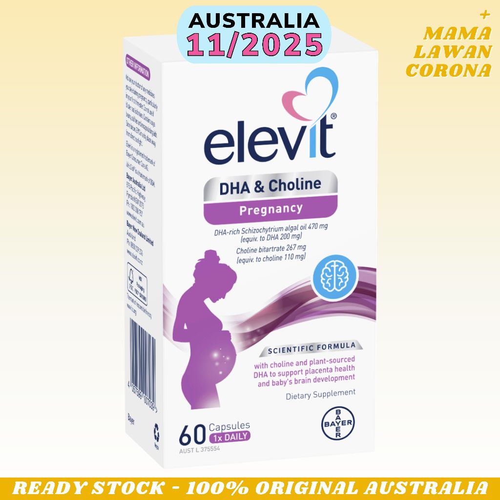Jual ELEVIT Pregnancy Pre Conception Multivitamin 100 Tablets Tablet
