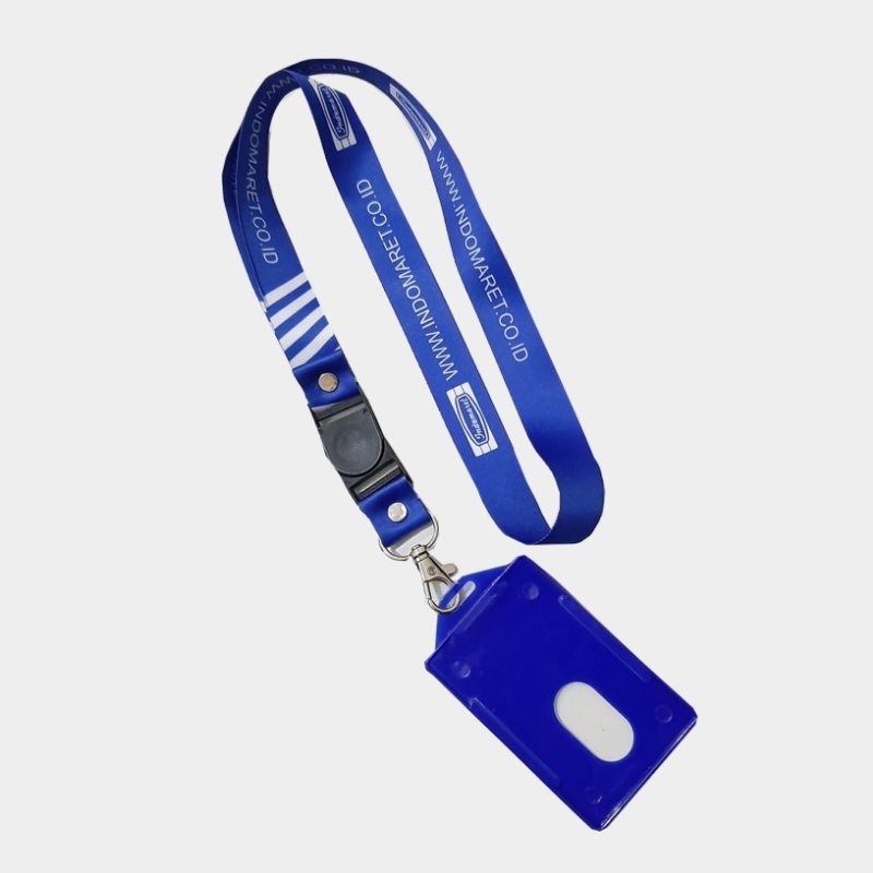 Jual Tali id card indomaret printing / tali lanyard indomaret printing ...