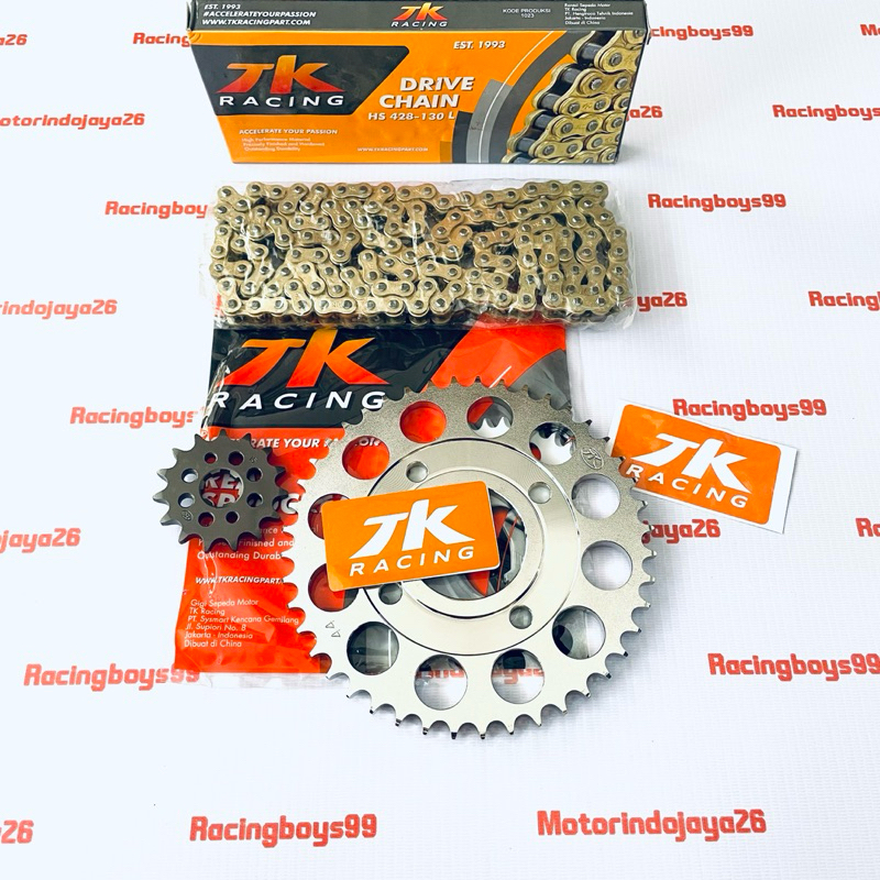 Jual Gear Set Tk Racing 428 36 37 38 39 40 41 42 43 44 45 46 47 Mega
