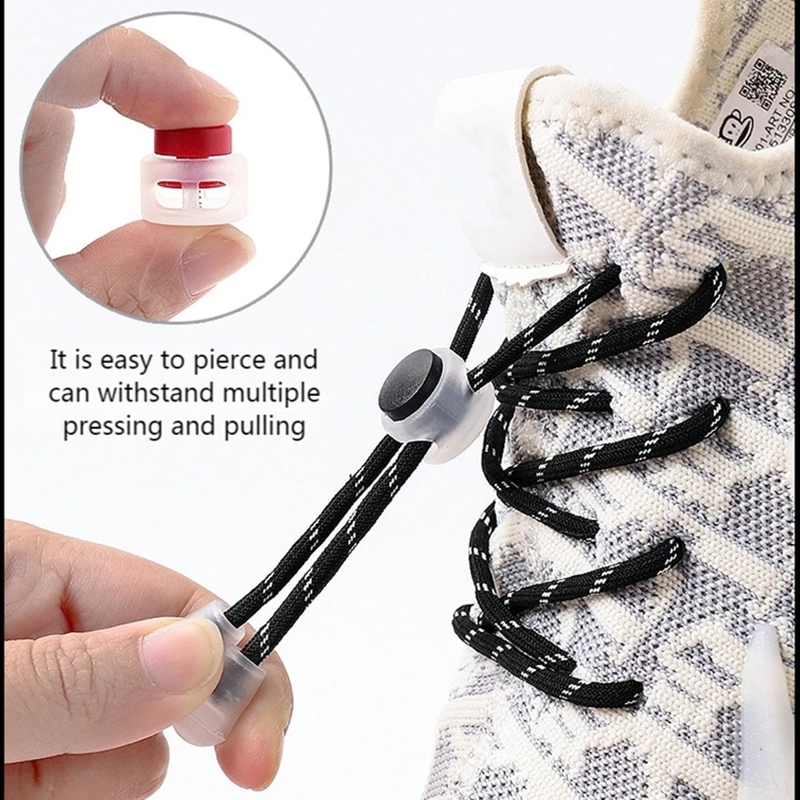 Jual Lock Laces Tali Sepatu Zipper Lock Tali Sepatu Elastis Dengan ...