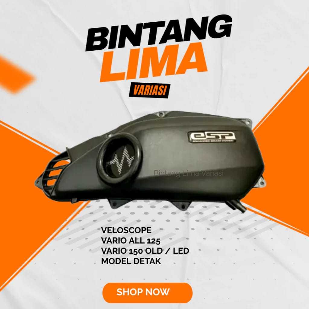 Jual Veloscope Tutup Filter Vario 125/150 Old/New Model Detak | Shopee