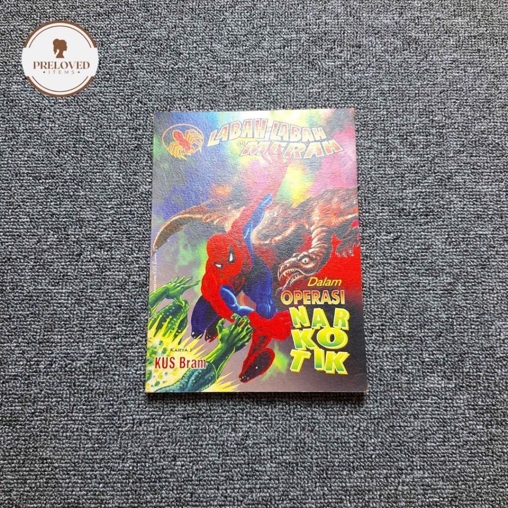 Jual Komik Labah-Labah Merah: Dalam Operasi Narkotik Karya Kus Bram ...