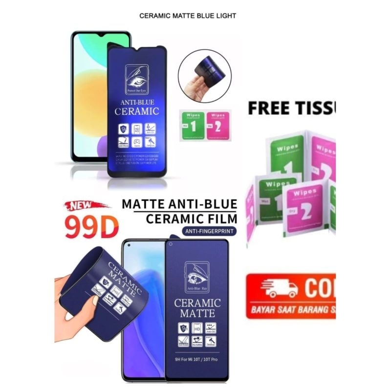 Jual Temper Glass SAMSUNG A05 Blue light Ceramic Matte | Shopee Indonesia