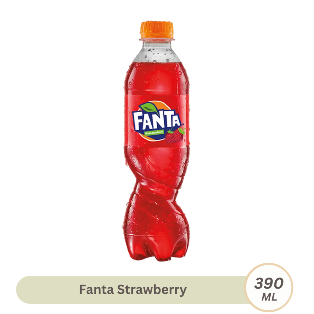 Jual Fanta Merah 390ml Rasa Stroberi Soft Drink Rasa Strawberry Minuman ...