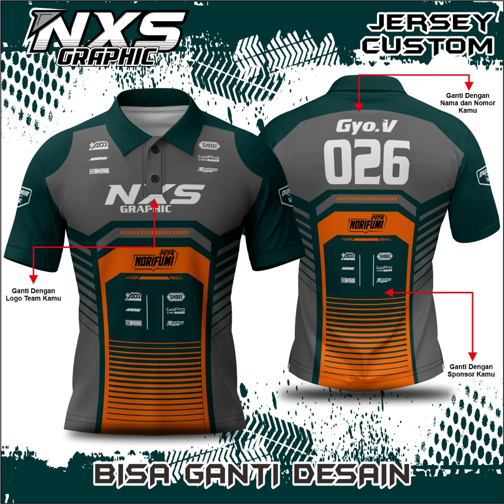 Jual BAJU RACING DAN JERSEY MOTORCROSS DAN TRAIL, (BISA CUSTOM DESAIN ...