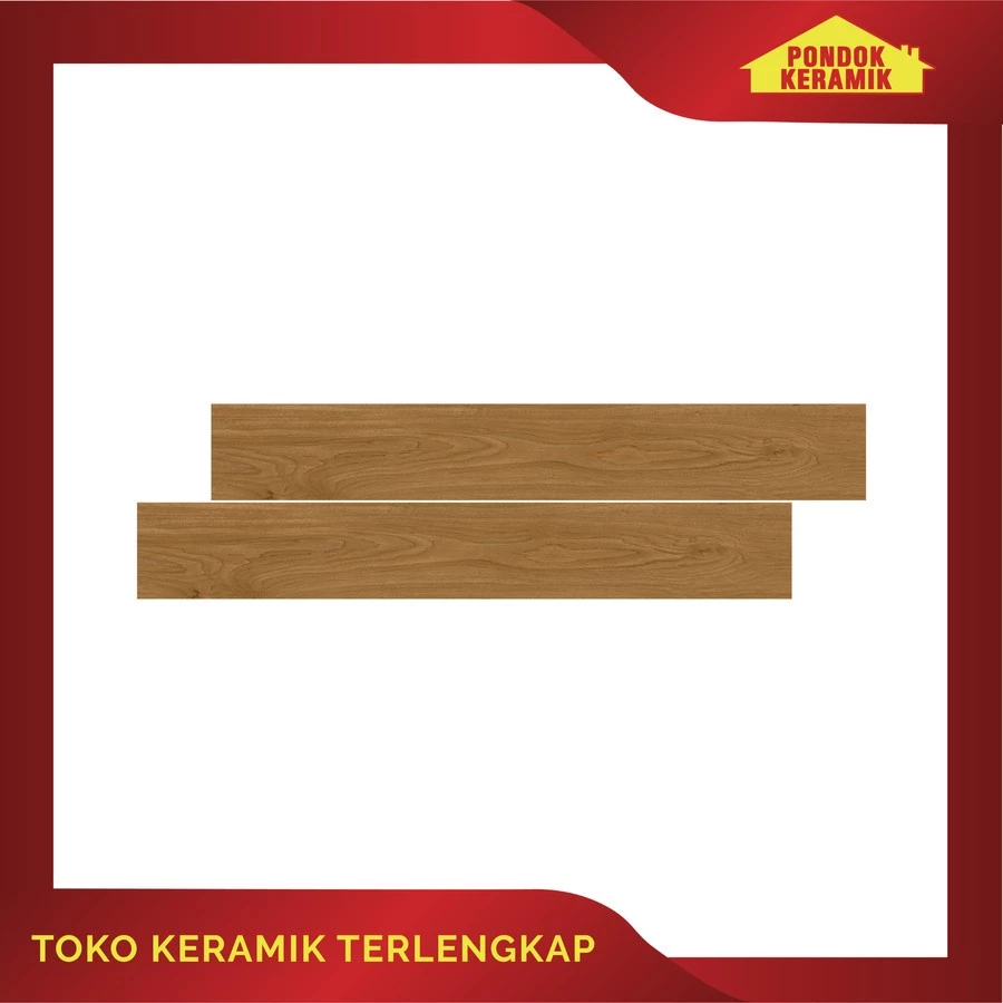 Vinyl Lantai 4 mm Motif Kayu Alvera Misti Peach 18 x 122 cm