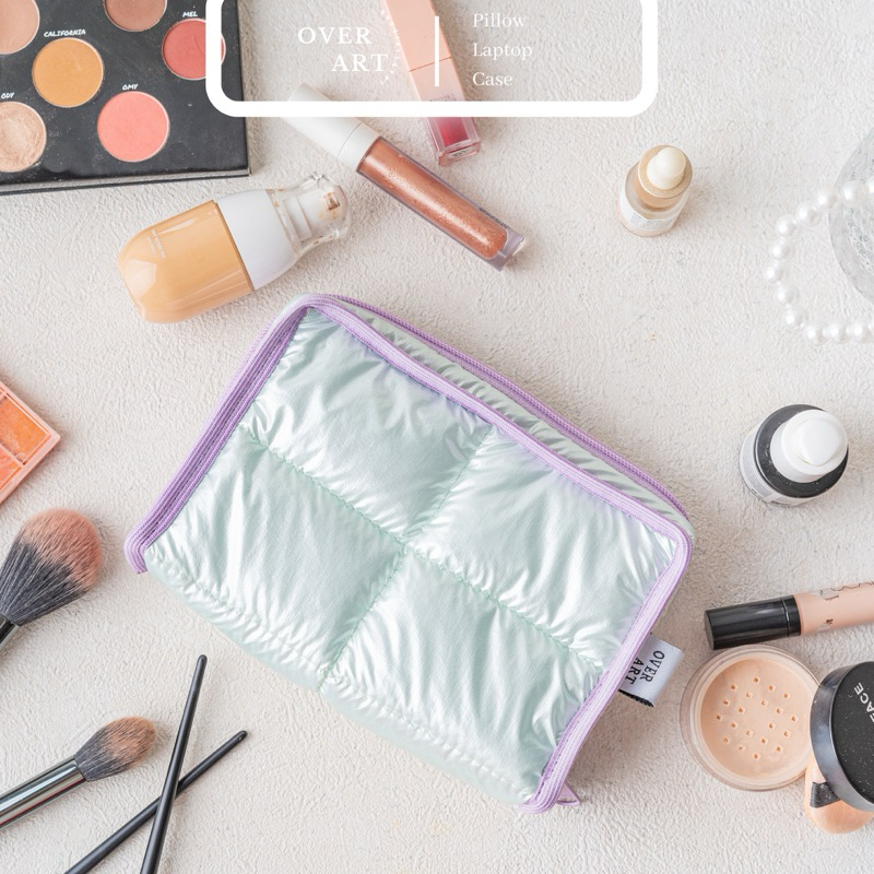 Overart Puffy Pouch Bag Organizer Makeup Bag