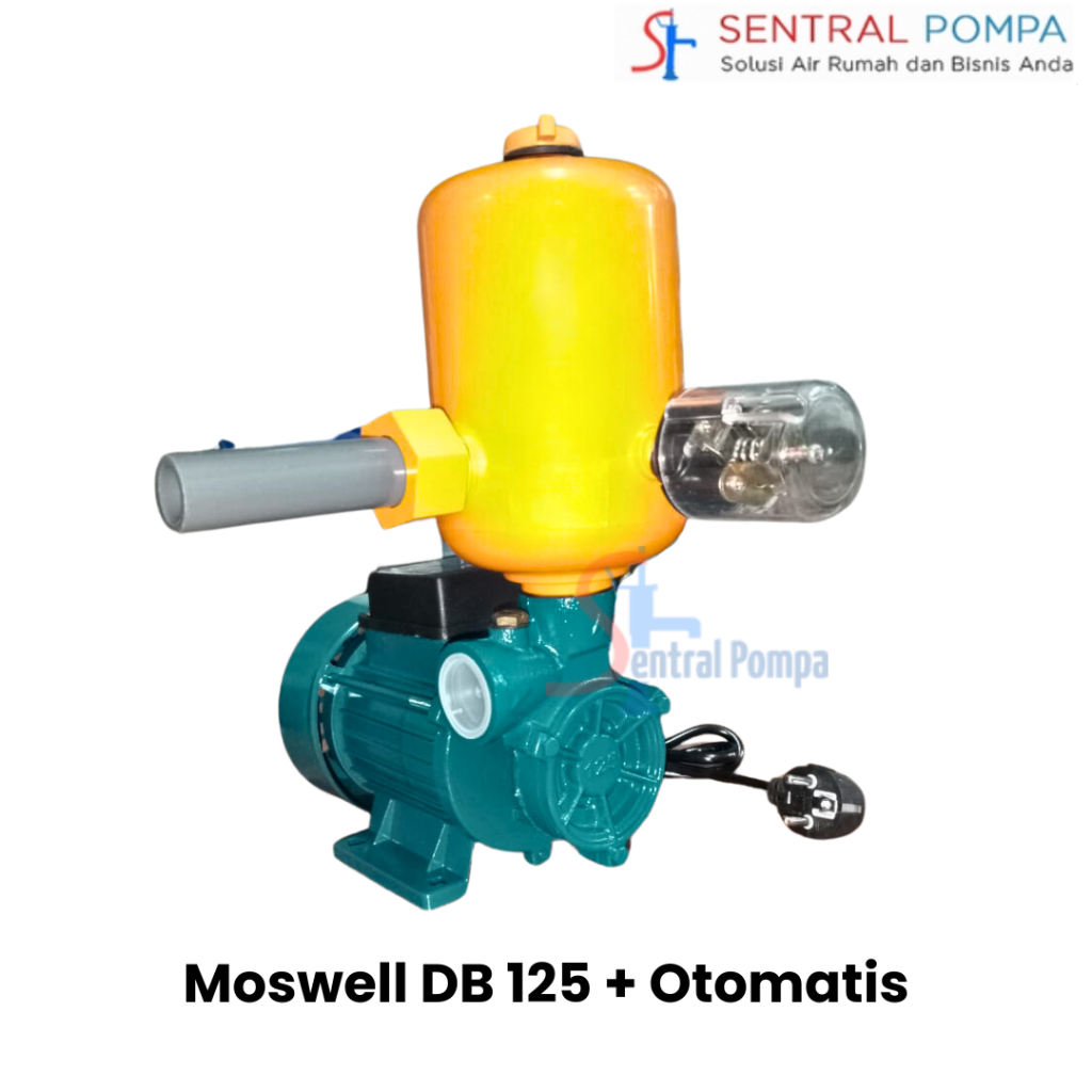 Jual Pompa Air 125 watt Moswell DB 125 B + Otomatis Mesin Pompa Murah ...