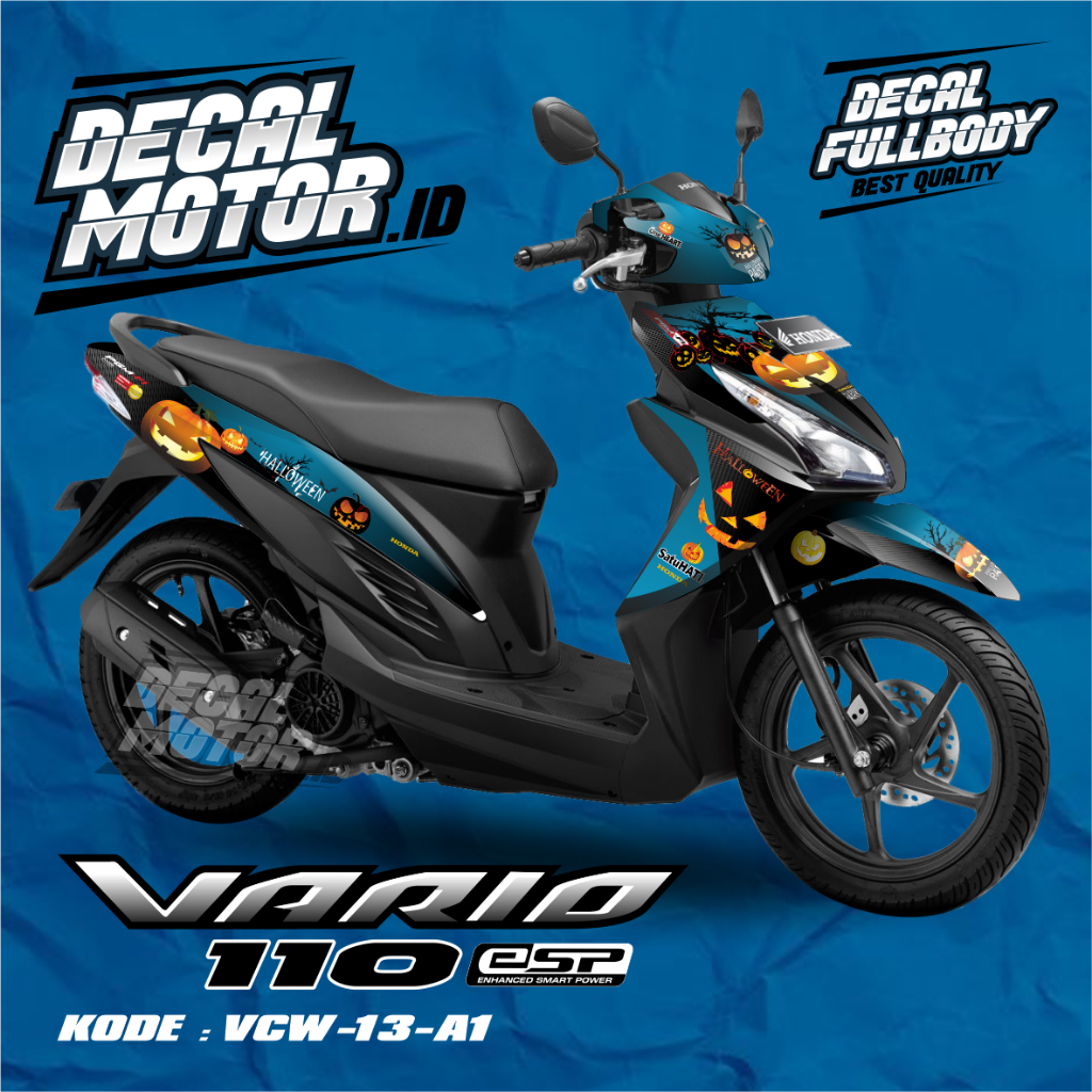 Jual decal full body honda vario 110 fi - sticker motor vario 110 fi ...