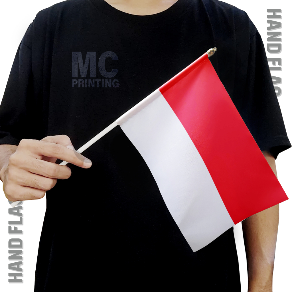 Jual Bendera Tangan Merah Putih Indonesia - Bendera Stik Pawai Mini ...