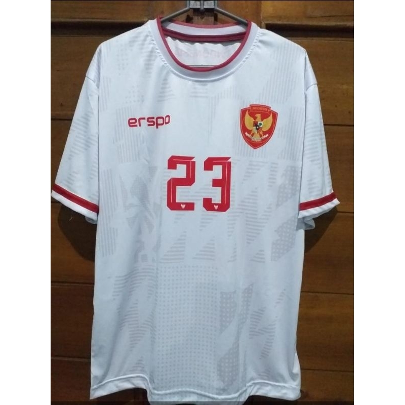 Jual Jersey Timnas Indonesia 2024 Erspo Home Away Full Printing/Jersey