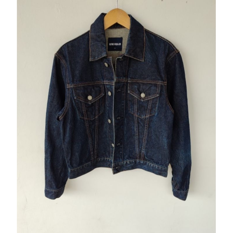Jual JACKET JEANS UNIQLO VINTAGE Shopee Indonesia