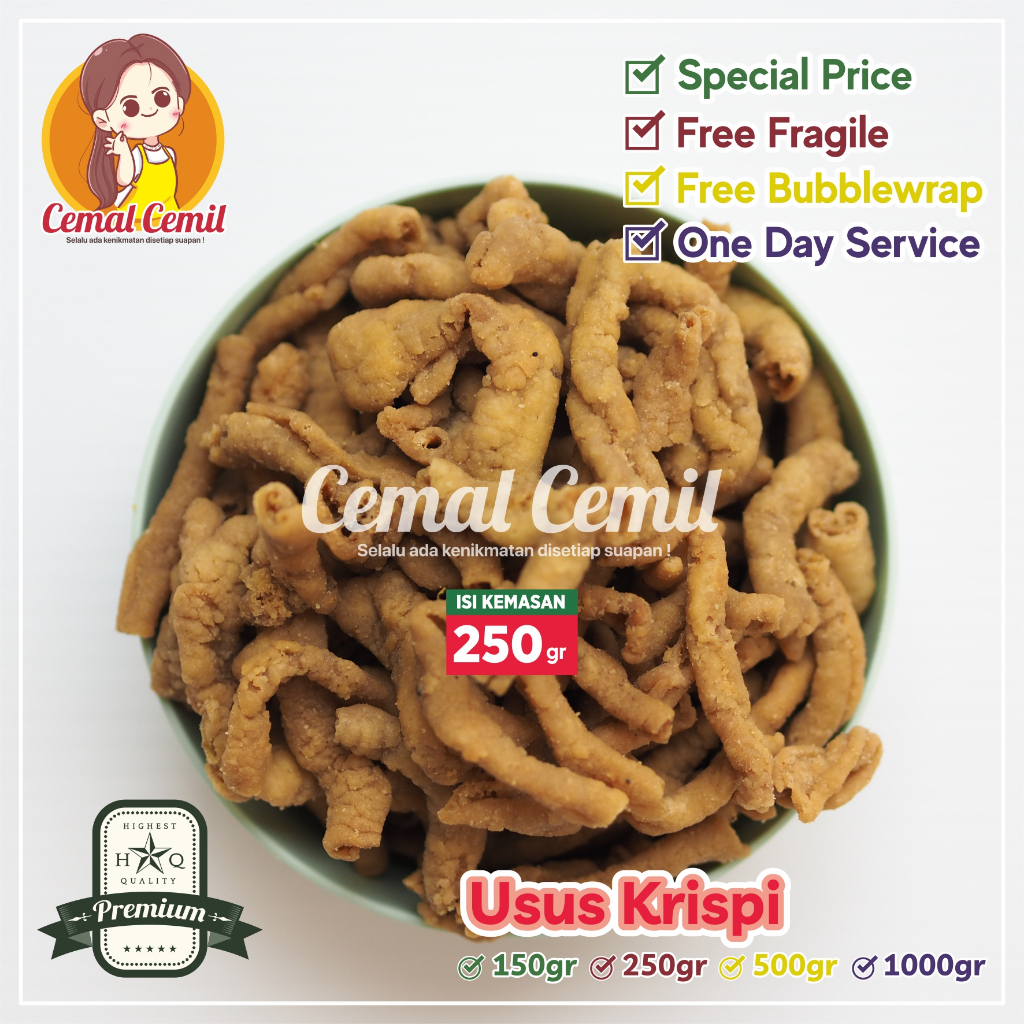 Jual Cemal Cemil Paling Laris Usus Krispi Kripik Usus Gr Snack