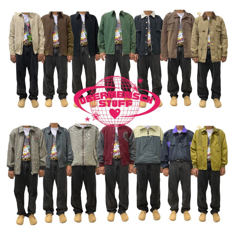 Jual JACKET VINTAGE/ TRUCKER/ CHORE/ WOLL/ CASUAL/ RAJUT/ HARRINGTON ...