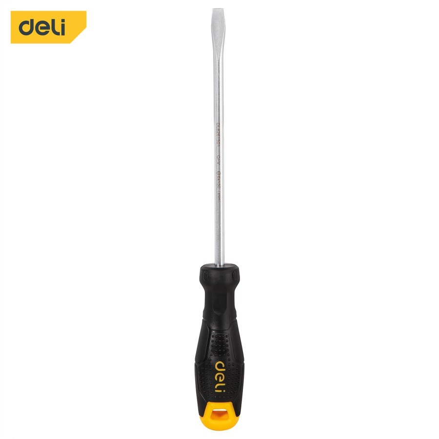 Jual Deli Tools Slotted Screwdriver Obeng Minus Berbagai Ukuran Cr V Dl X Mm