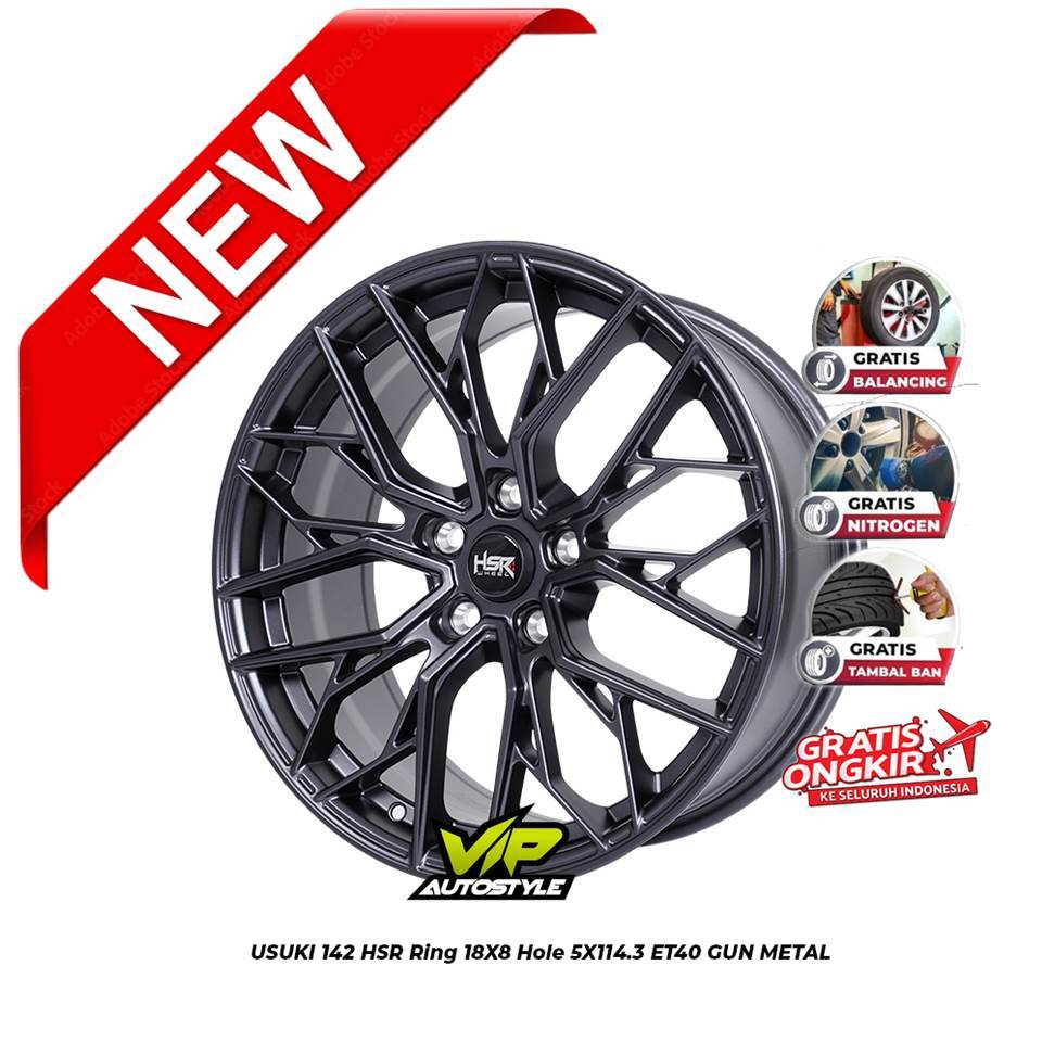Jual Pelek Velg Mobil Racing Hsr R18 Ring 18 Untuk Mobil Innova Rush ...