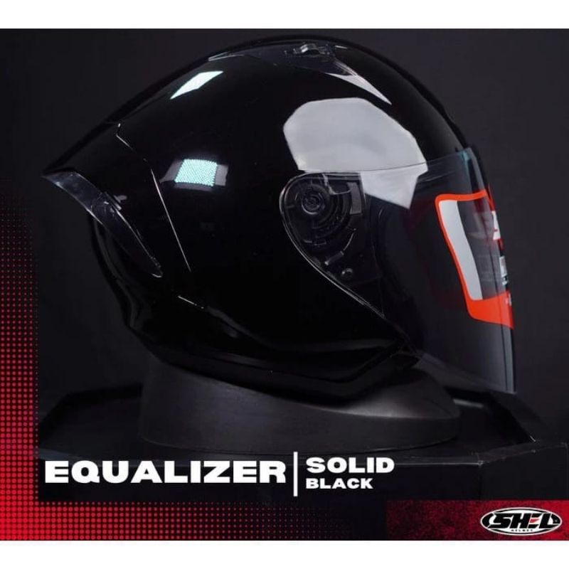 Jual HELM SHELL EQUALIZER SOLID FULL WARNA ORIGINAL PRODUK | Shopee ...